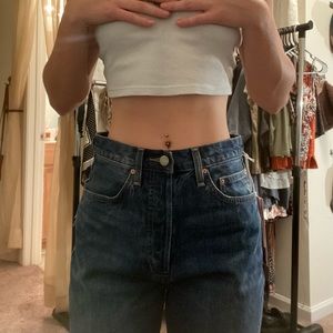 High Rise Straight Leg Jeans